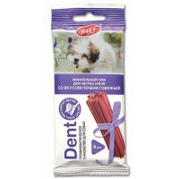 Лакомство д/собак Biff Dent снек д/мелких пород д/чистки зубов, гов. печень
