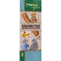Лакомство для волнистых попугаев Triol Original с медом и хитином 2 шт.
