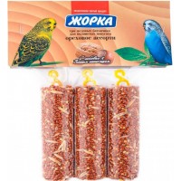 Лакомство для волнистых попугаев Жорка медовые батончики, ореховое ассорти 3 шт. (150 г)