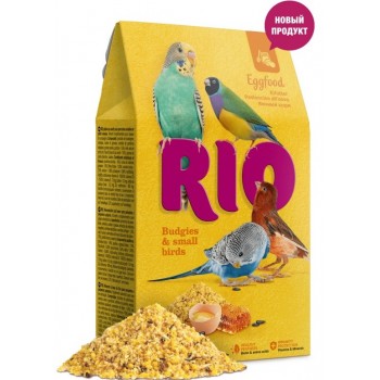 Rio Budgies & small birds, яичный корм для волн. попугаев и мелких птиц, 250 г