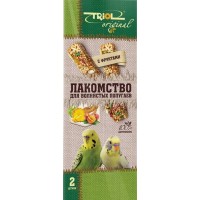 Лакомство для волнистых попугаев Triol Original с фруктами 2 шт.
