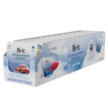 Brit Premium Воздушный паштет. для собак мини пород паштет с уткой, 100 г