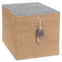 Когтеточка PerseiLine куб Брутал джут, M 27х27х27 см
