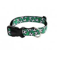 Ошейник нейлоновый PerseiLine дизайн Футбол, М многоразм. 20 см/26-45 см