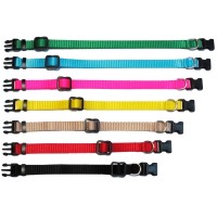 Ошейник нейлоновый V.I.Pet микс цветов, 10 мм  Ошейник нейлоновый V.I.Pet микс цветов, 10 мм