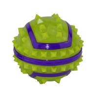 Игрушка д/собак Мяч с шипами для массажа десен (9,7 см.)