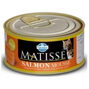 АКЦИЯ: (Скидка 25% от 4 шт.) Farmina Matisse мусс консервы для кошек с лососем 85 г 