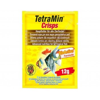 Tetra Min Crisps полноценный корм д/всех видов рыб (чипсы), 12 г
