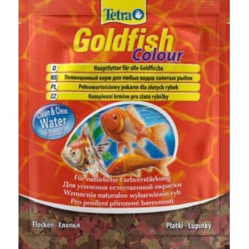Tetra Goldfish Colour корм в хлопьях для улучшения окраса золотых рыб 12 г