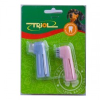 Набор зубных щеток-напальчников Triol, 60 мм (2 шт)