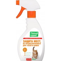 Уничтожитель пятен и запахов Умный спрей Защита мест, не предназначенных для туалета кошек, 200 мл 