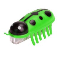 Игрушка д/кошек PerseiLine интерактивная божья коровка зеленая (ползает, вибрирует) 4,5х2х2 см