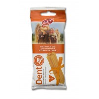Лакомство д/собак Biff Dent снек д/мелких пород д/чистки зубов, сыр