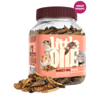 Лакомство для грызунов, Little One Смесь насекомых д/всеядных грызунов, 75 г