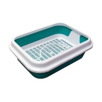 Туалет д/кошек ZooExpress МЕГАКИС с сеткой и рамкой с рисунком 46*34,5*14 см