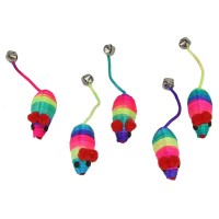 Игрушка д/кошек Dogman Мышка плетеная звенящая 5 см