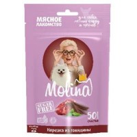 Лакомство д/собак MOLINA Нарезка из говядины д/мелких пород, 50 г