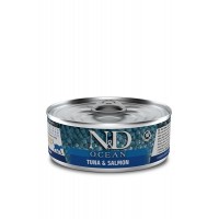 Farmina N&D Cat консервы для кошек с тунец лосось 70 г