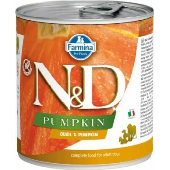 Farmina N&D Pumpkin Dog для собак тыква перепел 285 г