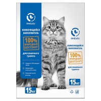 Наполнитель Holistic Бентонит комкующийся, 15 кг
