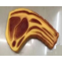 Игрушка д/собак Стейк пищащий, 15 см