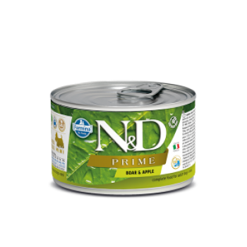 Farmina N&D Dog Prime консервы для собак мелких пород кабан яблоко 140 г 