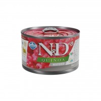 Farmina N&D Mini для собак мини пород стер. киноа свинина140 г