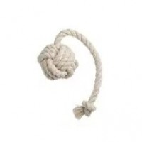 Игрушка д/собак DogLike Dental Knot Мяч канатный большой белый Игрушка д/собак DogLike Dental Knot Мяч канатный большой белый