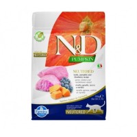 Farmina N&D Cat для кошек стер. ягненок черника тыква 300 г