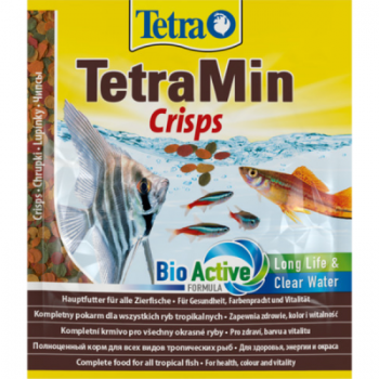 Tetra Min Crisps полноценный корм д/всех видов рыб (чипсы), 12 г