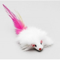 Игрушка д/кошек Мышь меховая 5 см