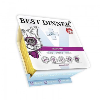 Best Dinner Vet Profi Urinary  консервы для кошек, паштет с ягненком 100 г