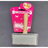 Пуходерка средняя, металлические зубья, 11,5*9 см