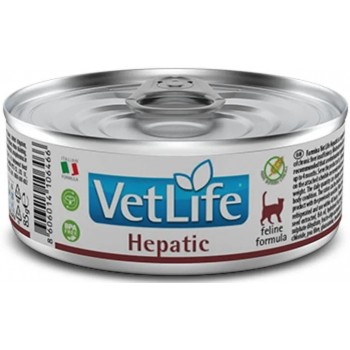Farmina Vet Life Cat Hepatic для кошек паштет при заболеваниях печени 85 г