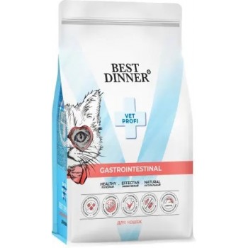 Best Dinner Vet Profi Gastro сухой корм при нарушении пищеварения для кошек, 1,5 кг