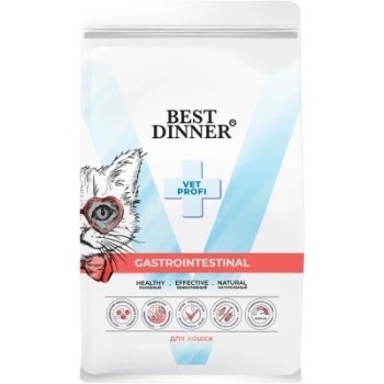 Best Dinner Vet Profi Gastro сухой корм при нарушении пищеварения для кошек, 400 г