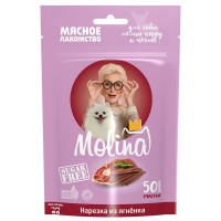 Лакомство д/собак MOLINA Нарезка из ягненка д/мелких пород, 50 г Лакомство д/собак MOLINA Нарезка из ягненка д/мелких пород, 50 г