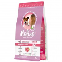 Molina для собак всех пород с чув. пищ. лосось индейка 2 кг Molina для собак всех пород с чув. пищ. лосось индейка 2 кг