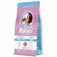 Molina cat Sterilised для кошек стерилизованных курица лосось 1.5 кг