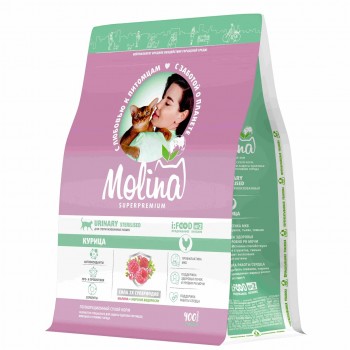 Molina cat Sterilised Urinary для кошек стерилизованных курица 400 г