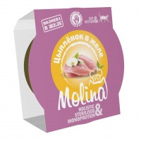 MOLINA ламистер для котят цыпленок в желе 75 г