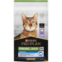 Pro Plan Sterilised 7+, для стерилизованных кошек старше 7 лет, индейка, 10 кг