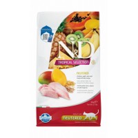 Farmina N&D Cat Tropical Selection для кошек стер. кастрированных курица 300 г