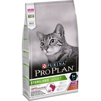 АКЦИЯ: (Скидка 15%) Pro Plan Sterilised, для стерилизованных кошек, утка/печень, 1,5 кг
