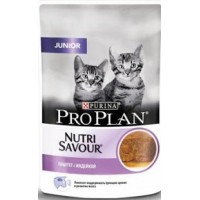 Pro Plan Junior, пауч для котят индейка паштет 75 г