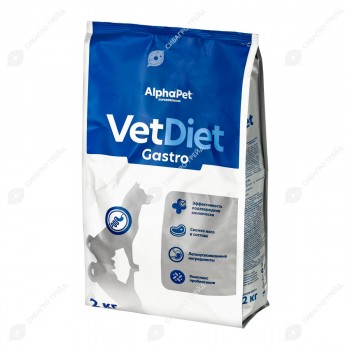 AlphaPet VD Gastro корм д/собак при острых расстройствах пищеварения, 2 кг