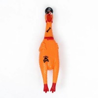 Игрушка д/собак Курица пищащая, 41 см (желтая)