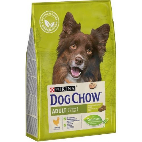 Purina Dog chow Adult (2.5 кгх 5шт) взрослсоб курица (7613034489340)