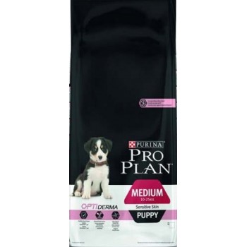 Pro Plan Medium Puppy, для щенков средних пород, лосось, 12 кг