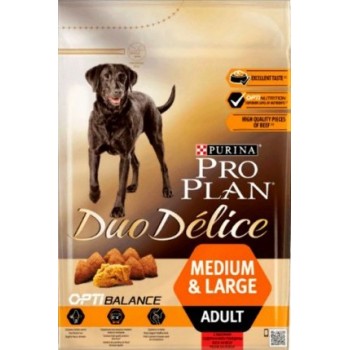 АКЦИЯ: (Скидка 20%) Pro Plan DUO DELICE, для взрослых собак, говядина, 700 г